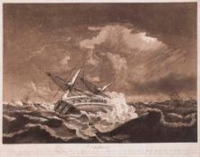 Robert Pollard (1755-1838) - Distress; Preservation, The pair after Robert Dodd depicting the