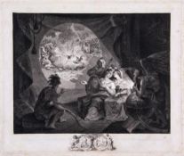 Carl Guttenberg (1743-1790) - The Tax Tea Tempest, or the Anglo-American Revolution, Etching and