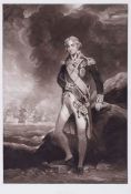 Minnie Cormack (b.1864) - Lord Nelson, Full length standing portrait after John Hoppner RA
