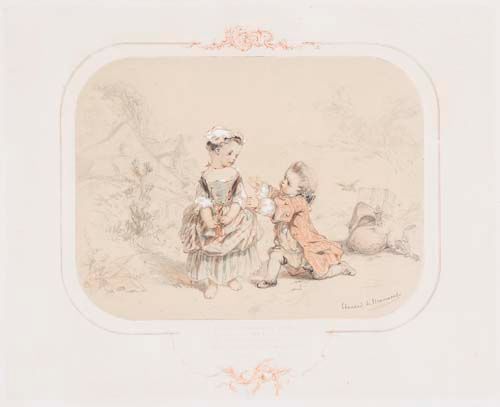 Edouard de Beaumont (1821-1888) - L`Amant qui loue est l`amant couronnÃ©; Sermente d`amour, chaÃ®