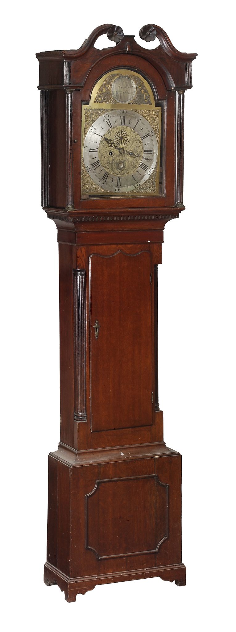 A George III Scottish oak eight-day longcase clock, Alexander Mitchel, Glasgow A George III Scottish