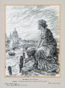 Sir Bernard Partridge (1861-1945) - An Appeal to the Nation, London: "If money can save this, surely