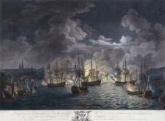 Pierre Charles Canot ARA (1710-1777) - View of the Imperial Russian Fleet, Commanded by Count Alexis