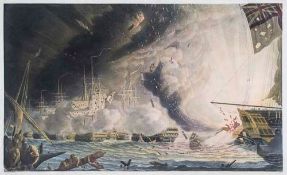 Thomas Hellyer (fl. late 18th/early 19th century) - Battle of the Nile, After Whitcomb, with [Battle