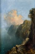 Edmund John Niemann (1813-1876) - Mullin`s Rocks, Land`s End Oil on canvas Signed lower right 38 x