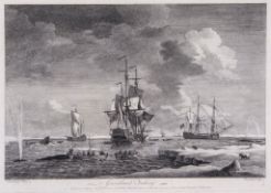 John Boydell (1719-1804) - Greenland Fishery; A Small Breeze, After Charles Brooking, plates 68