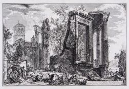 Giovanni Battista Piranesi (1720-1778) - Altra Veduta del tempio della Sibilla in Tivoli, Etching
