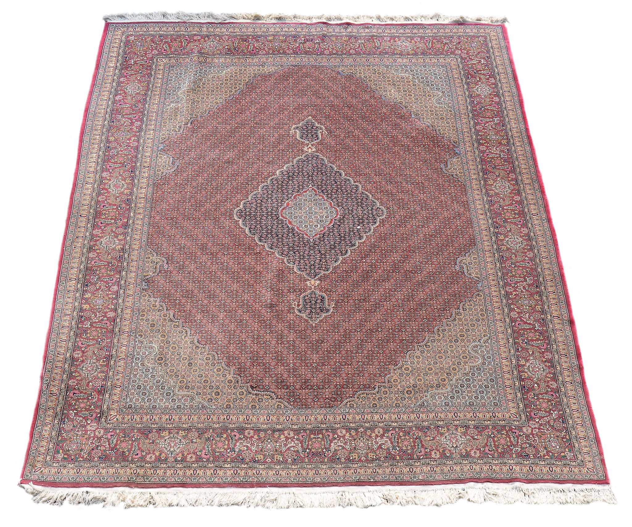 An Isfahan carpet, 20th century, approximately 372 x 279cm  An Isfahan carpet,   20th century ,