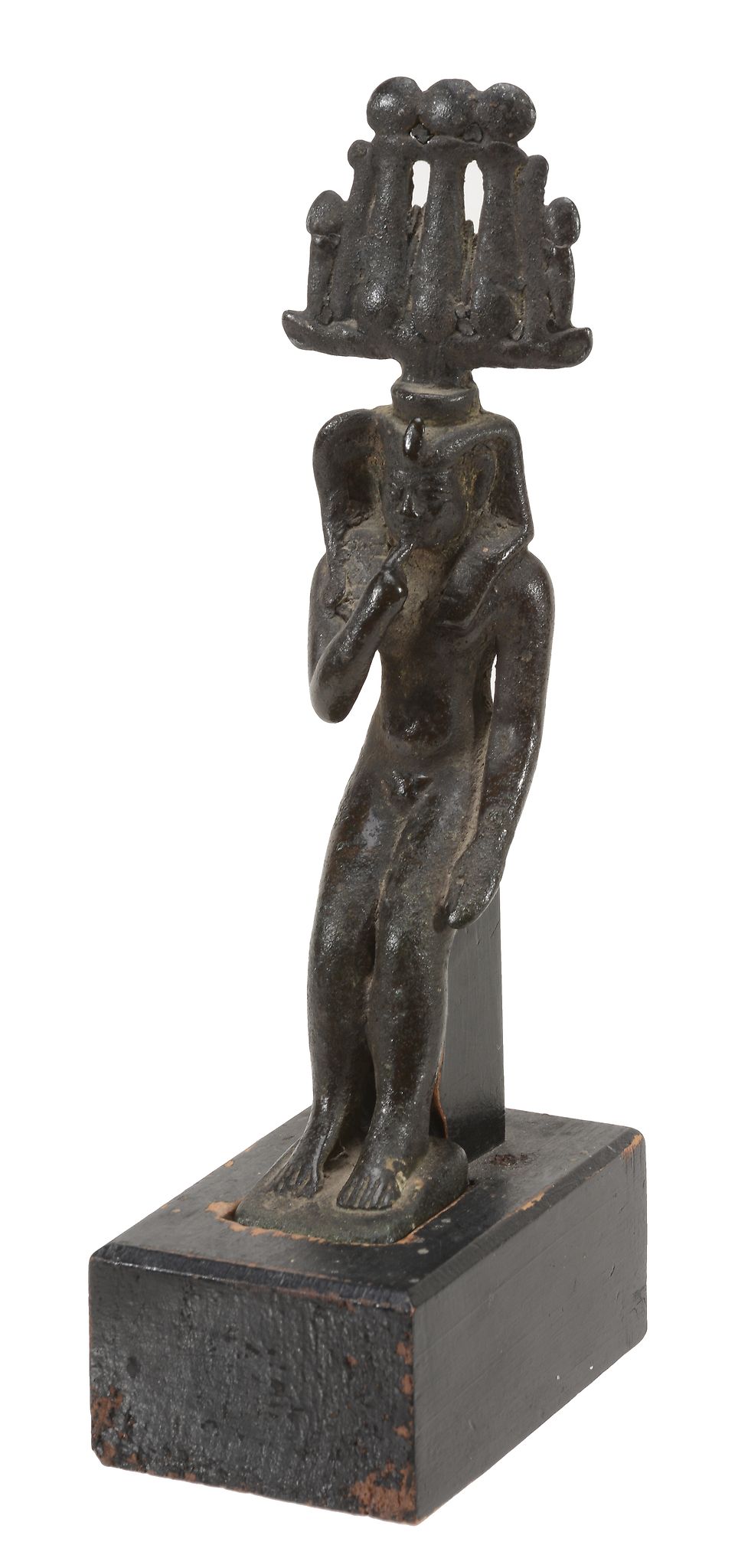 An Egyptian bronze model of Harpocrates, Late Period, circa 664-332 B.C  An Egyptian bronze model of - Image 2 of 2