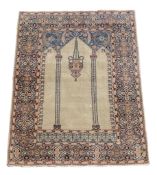 A Joshagan prayer rug, approximately 142 x 203cm  A Joshagan prayer rug,   approximately 142 x 203cm