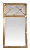 A giltwood and composition wall mirror , circa 1825, possibly Danish or Swedish  A giltwood and