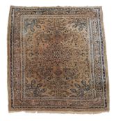 A Sarouk carpet , approximately 300 x 234cm  A Sarouk carpet  , approximately 300 x 234cm view on