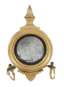 A Regency giltwood and composition girandole mirror, circa 1815  A Regency giltwood and