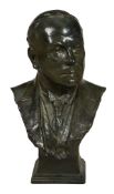 Charles Leonard Hartwell RA, FRBS, RBC , a painted plaster bust of Lord...  Charles Leonard Hartwell