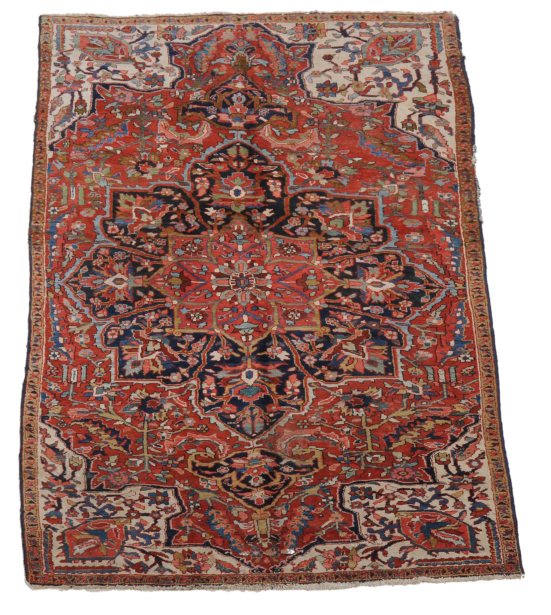 A Heriz carpet, approximately 308 x 174cm  A Heriz carpet,   approximately 308 x 174cm  view on