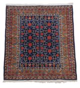 A Caucasian rug , approximately 200 x 139cm  A Caucasian rug  , approximately 200 x 139cm view on