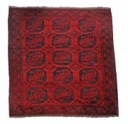 An Afghan carpet , approximately 362 x 283cm  An Afghan carpet  ,  approximately 362 x 283cm view on