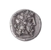Ancient Greece, Boeotia, Thebes, silver Stater , Boeotian shield, rev  Ancient Greece, Boeotia,
