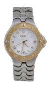 Ebel, Sportwave, a gentleman`s stainless steel wristwatch, ref. E6187031, no  Ebel, Sportwave, a