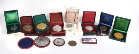 France, a quantity of prize medals , generally bronze 1920s by Coudray, Vernon  France, a quantity