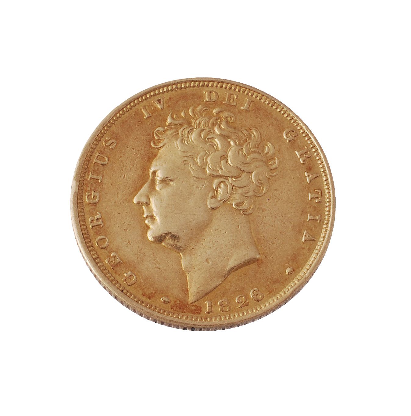 George IV, Sovereign 1826. Very fine  George IV, Sovereign 1826.   Very fine Bid Live at