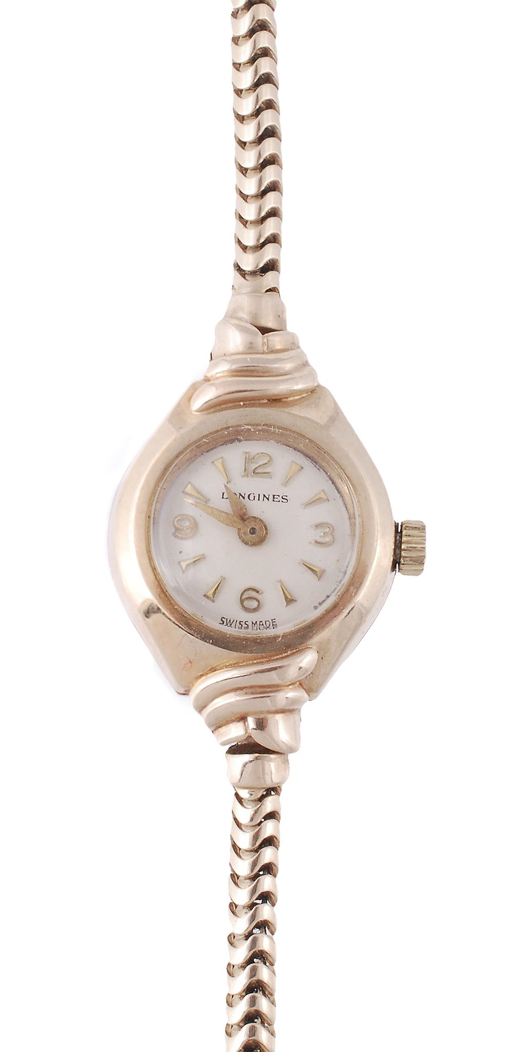 Longines, a lady`s 9 carat gold wristwatch, circa 1958, ref  Longines, a lady`s 9 carat gold