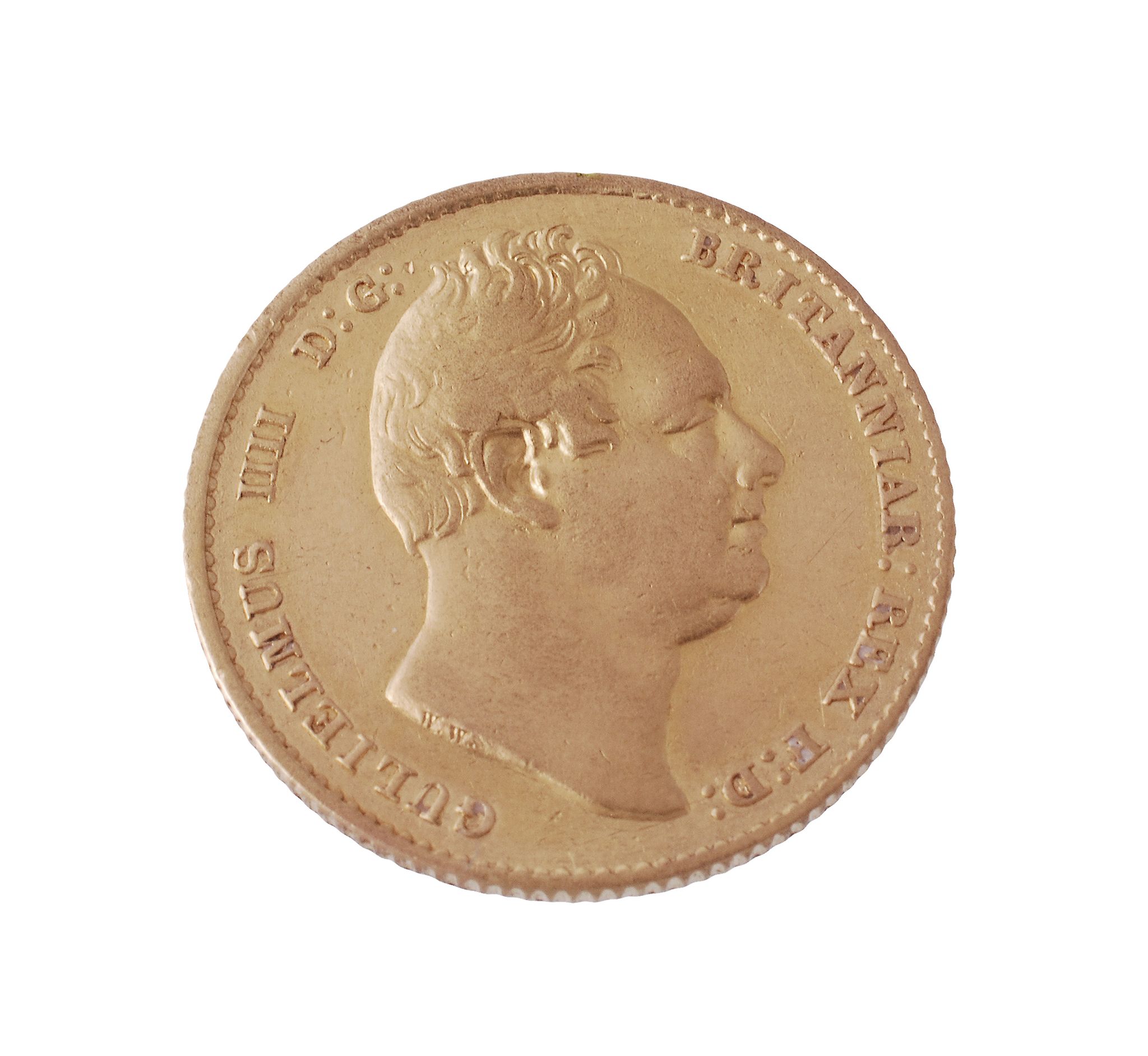 William IV, Sovereign 1833. Very fine  William IV, Sovereign 1833.   Very fine Bid Live at