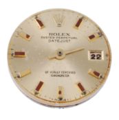 Rolex, a lady`s Datejust dial and automatic movement  Rolex, a lady`s Datejust dial and automatic