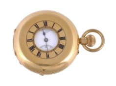 Dent, an 18 carat gold half hunter pocket watch, hallmarked London 1911, ref  Dent, an 18 carat gold