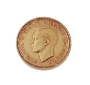 George VI, proof Sovereign 1937. Extremely fine, one time cleaned  George VI, proof Sovereign 1937.