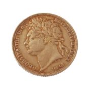 George IV, Sovereign 1822. Very fine  George IV, Sovereign 1822.   Very fine Bid Live at