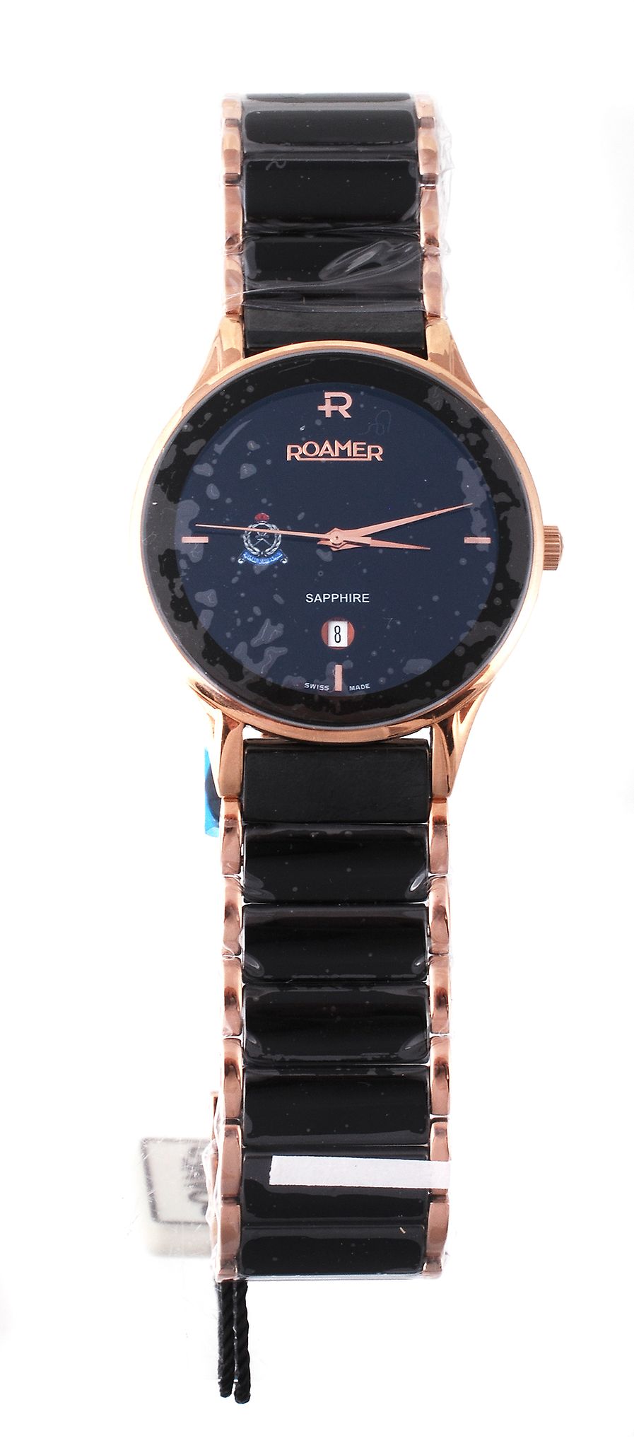 Roamer, Sapphire, a gentleman`s gold plated wristwatch, circa 2013, ref  Roamer, Sapphire, a