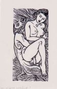 John Buckland-Wright (1897-1954) - Chinese Susanna, Etching with plate tone, on laid paper Title
