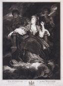 Francis Haward ARA (1759-1797) - Mrs Siddons in the Character of the Tragic-Muse Engraving after