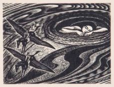 John Buckland-Wright (1897-1954) - Two Pegasi; Fishes; Birds; The Inlet (Moon), For John Keats`