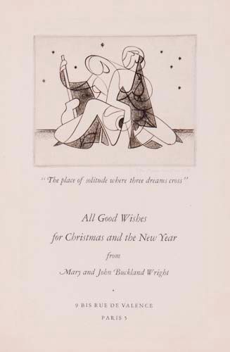 John Buckland-Wright (1897-1954) - "The place of solitude where three dreams cross", Christmas