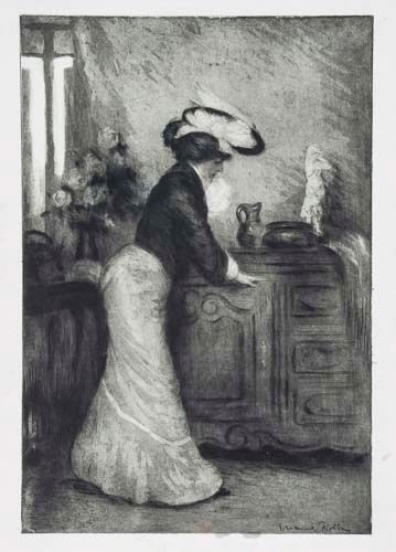 Manuel Robbe (1872-1936) - Les Bibelots Etching with aquatint and drypoint Signed in pencil lower