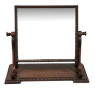 A George IV mahogany dressing table mirror, circa 1825, in manner of Gillows A George IV mahogany