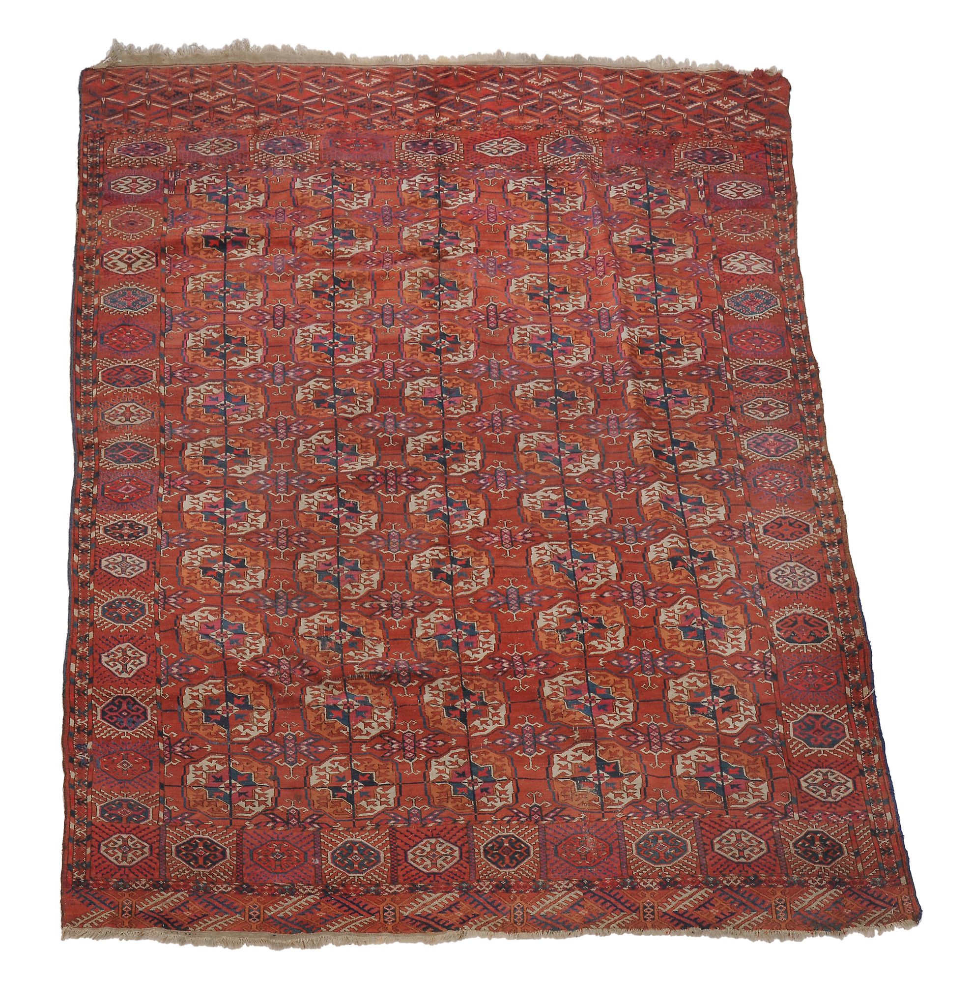 A Tekke carpet, approximately 309 x 201cm A Tekke carpet , approximately 309 x 201cm