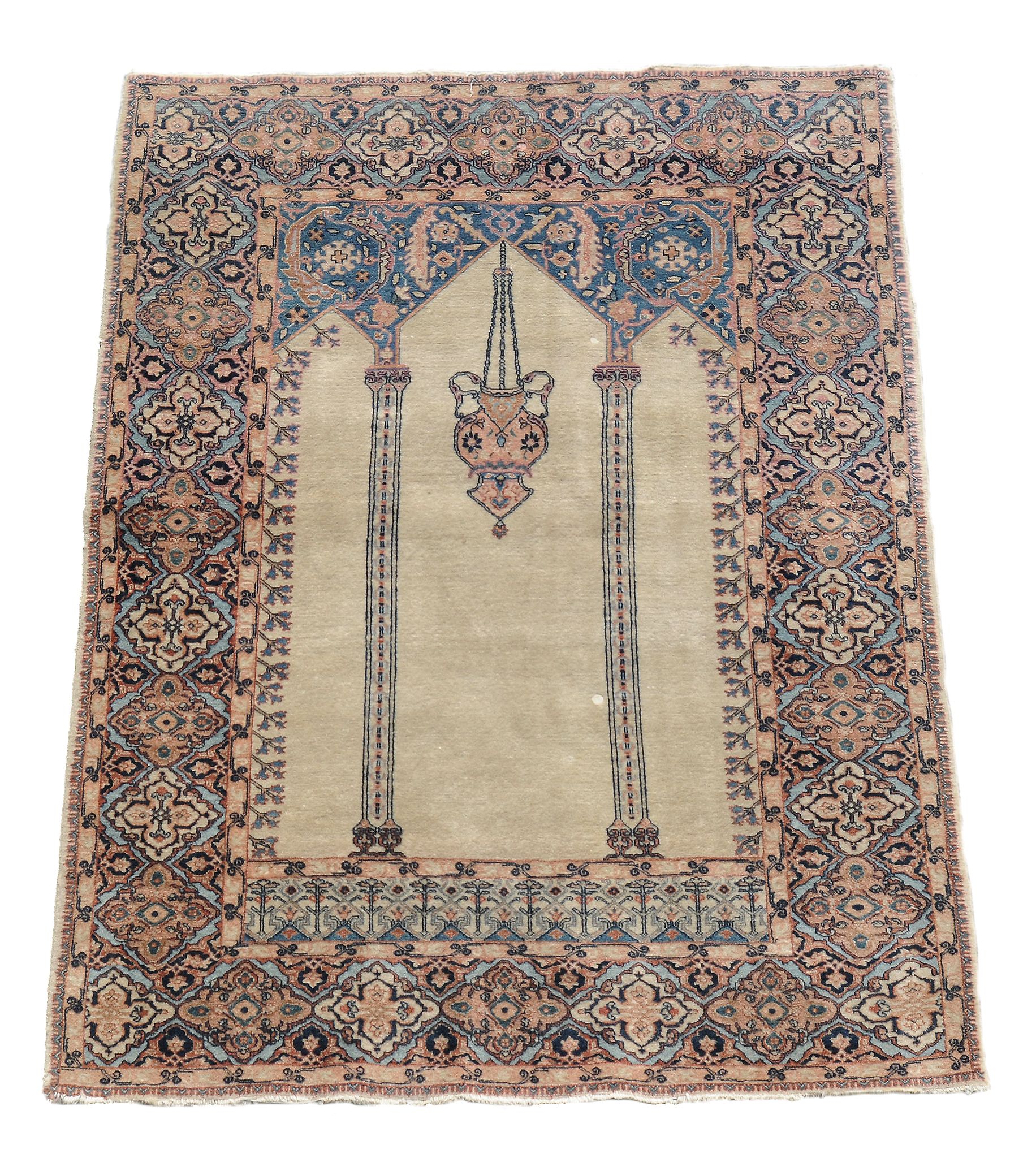 A Joshagan prayer rug, approximately 142 x 203cm A Joshagan prayer rug, approximately 142 x 203cm