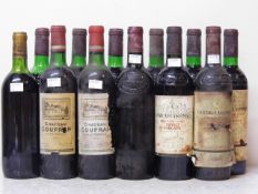 Chateau Coufran 19722 btsChateau Lascombes 1974Margaux6 btsChateau Lascombes 1972Margaux2