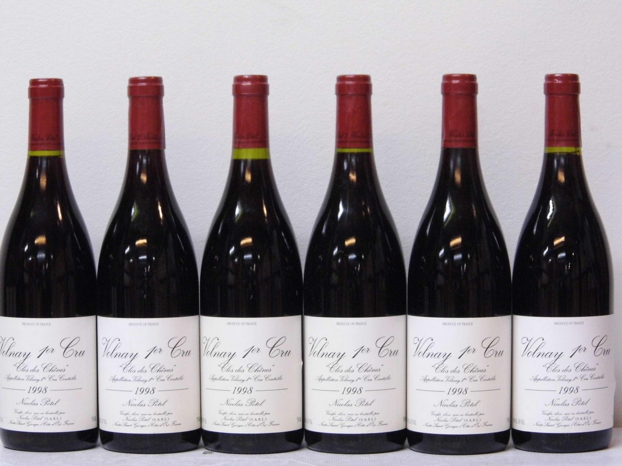 Volnay 1er Cru Clos des Chenes 1998Nicolas Potel6 bts