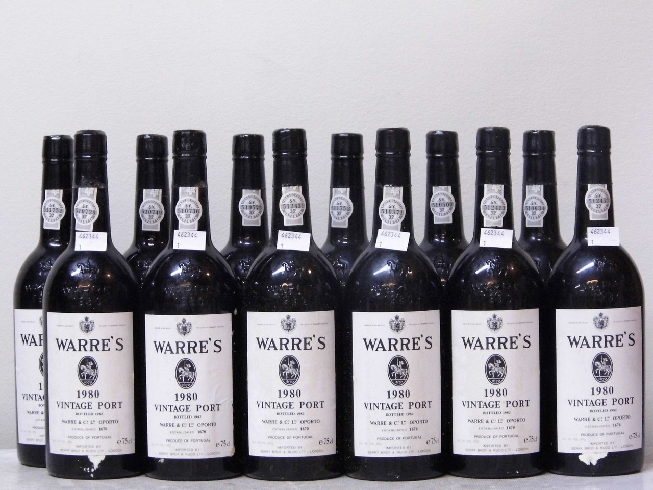 Warre`s Vintage Port 198012 bts OWC