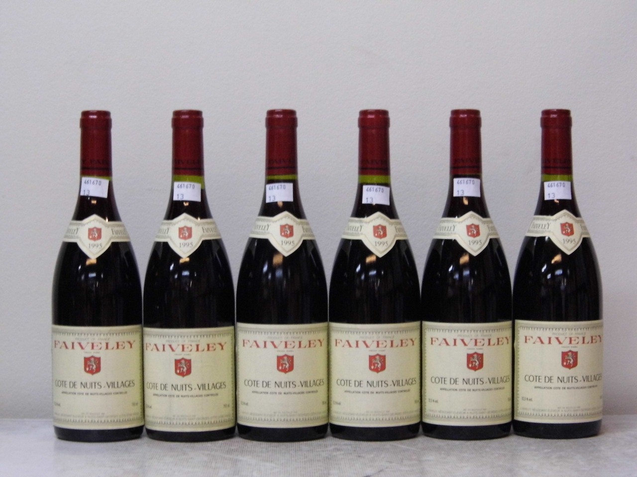 Cote de Nuits Villages 1995Domaine Faiveley6 bts