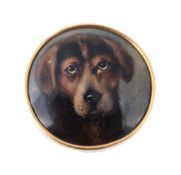 William Essex, an enamelled dog brooch, 1861  William Essex, an enamelled dog brooch,   1861, the
