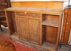 An Edwardian walnut sideboard 173cm wide. There is no condition report available on this lot.