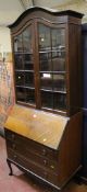 A mahogany bureau bookcase There is no condition report available on this lot.Best Bid