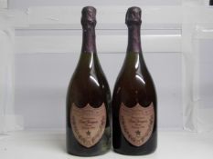 Champagne Dom Perignon Rose 1996 2 bts