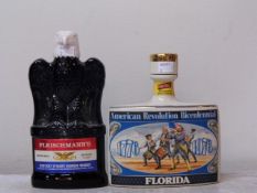 Fleischmanns Kentucky Straight BourbonBald Eagle Bicentennial Decanter4/5 Quart No Strength Stated