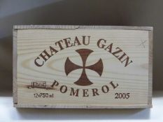 Chateau Gazin 2005Pomerol12 bts OWC